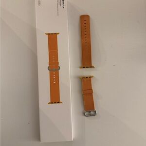 Apple Gold Nylon Watch Strap with Stainless Steel Buckle 38mm